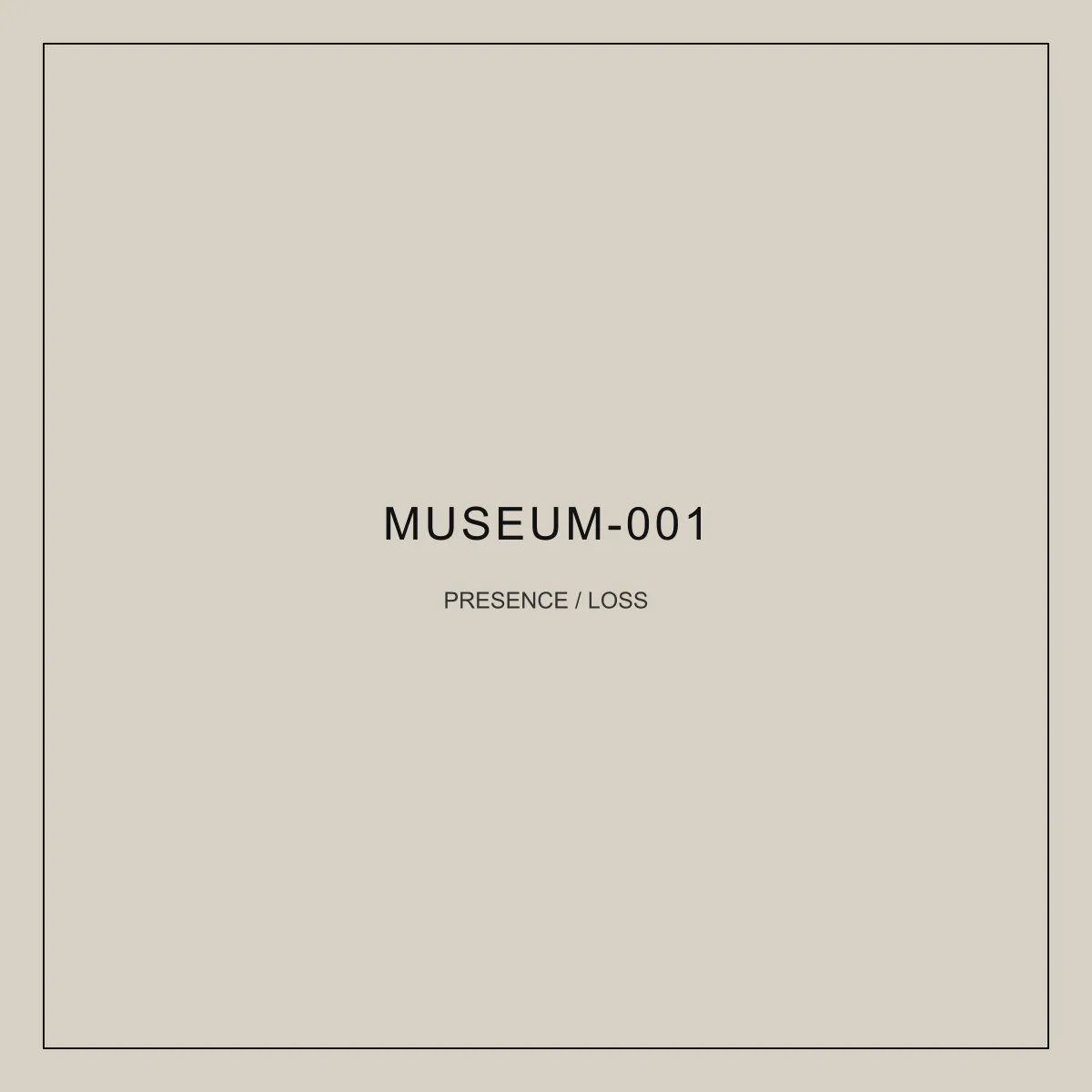 ミュージアムアート作品「PRESENCE / LOSS」のサンプル画像